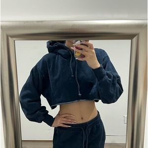 Tna - Cropped Boyfriend Hoodie